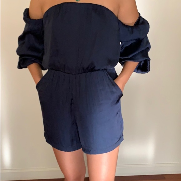 Bardot Strapless Romper - Picture 3 of 3